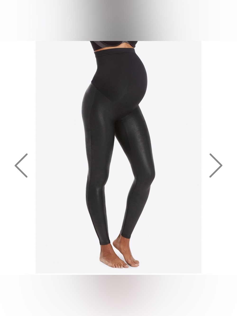 Spanx Mama Maternity Faux Leather Leggings